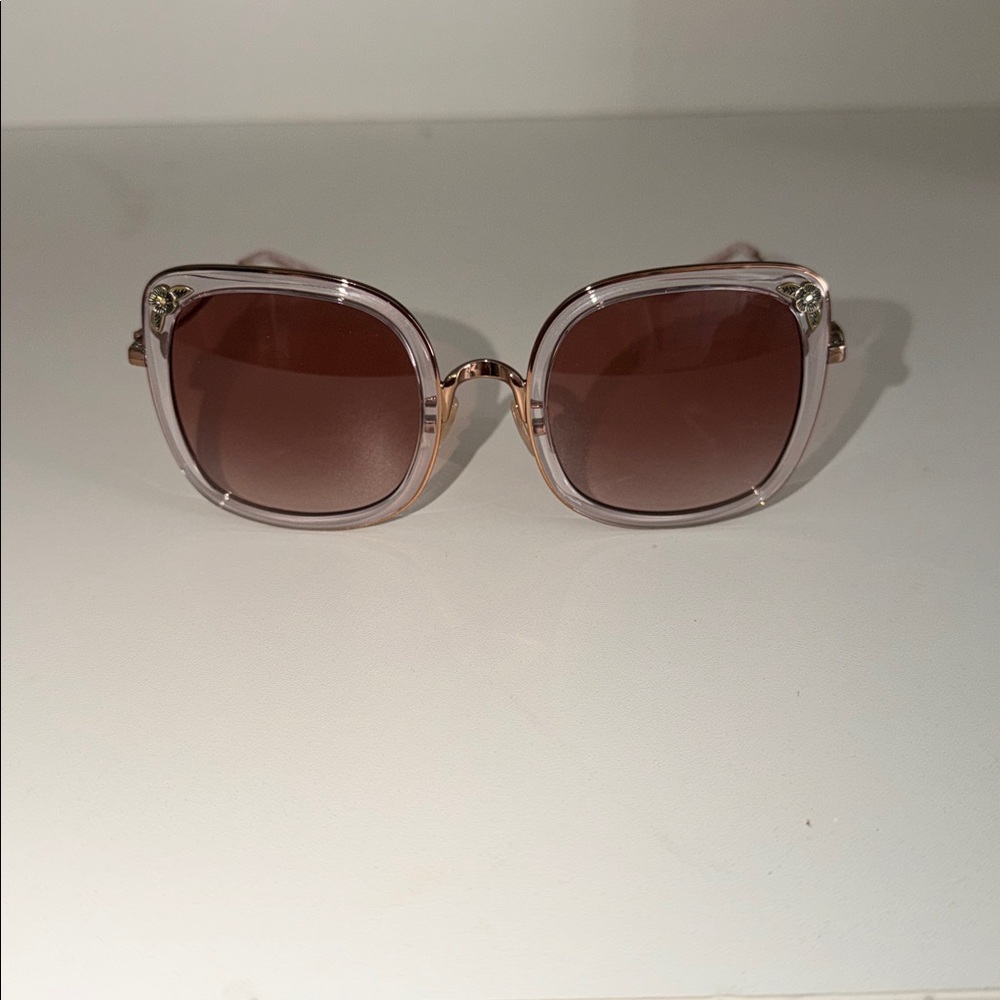 Coach HC7101B Rose Gold Sunglasses - Picture 4 of 7